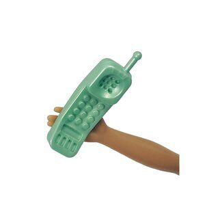 Barbie Doll Ice Blue Green Cell Phone Accessory Dollhouse Antenna Vintage